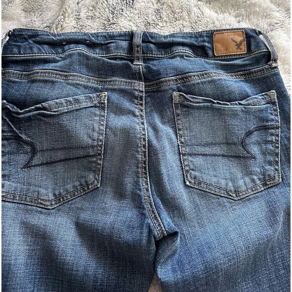 American Eagle Leggings Super Stretch Size 4 Skinny Jeans - Picture 5 of 5